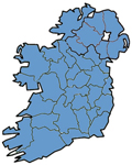 Map of Ireland