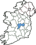 Map of Offaly