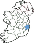 Map of Wicklow