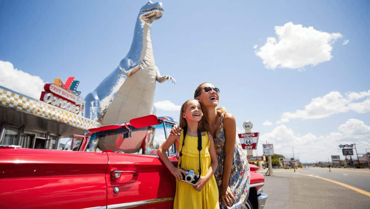 Enjoying the quirky giants and dazzling diners of Route 66