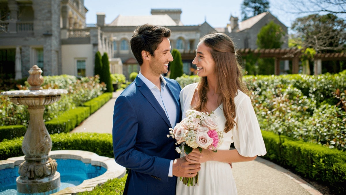 Celebrating 10 years of marriage in a decadent Cavan estate
