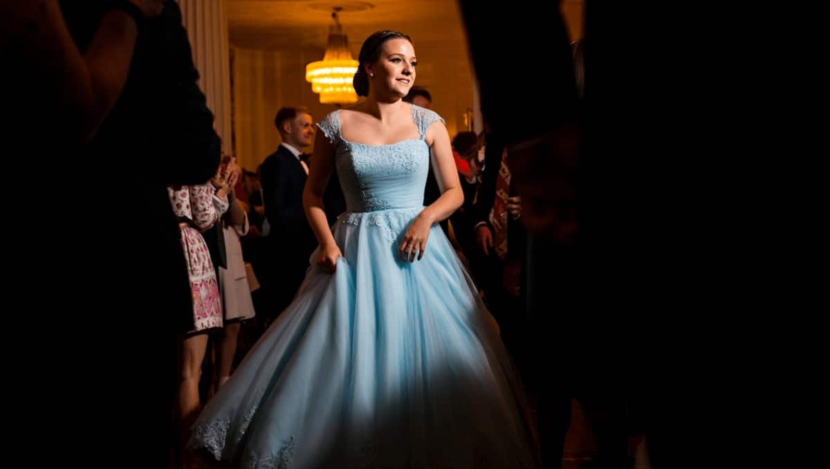 Louise Cantillon channels Cinderella at Miriam O'Callaghan's daughter's wedding