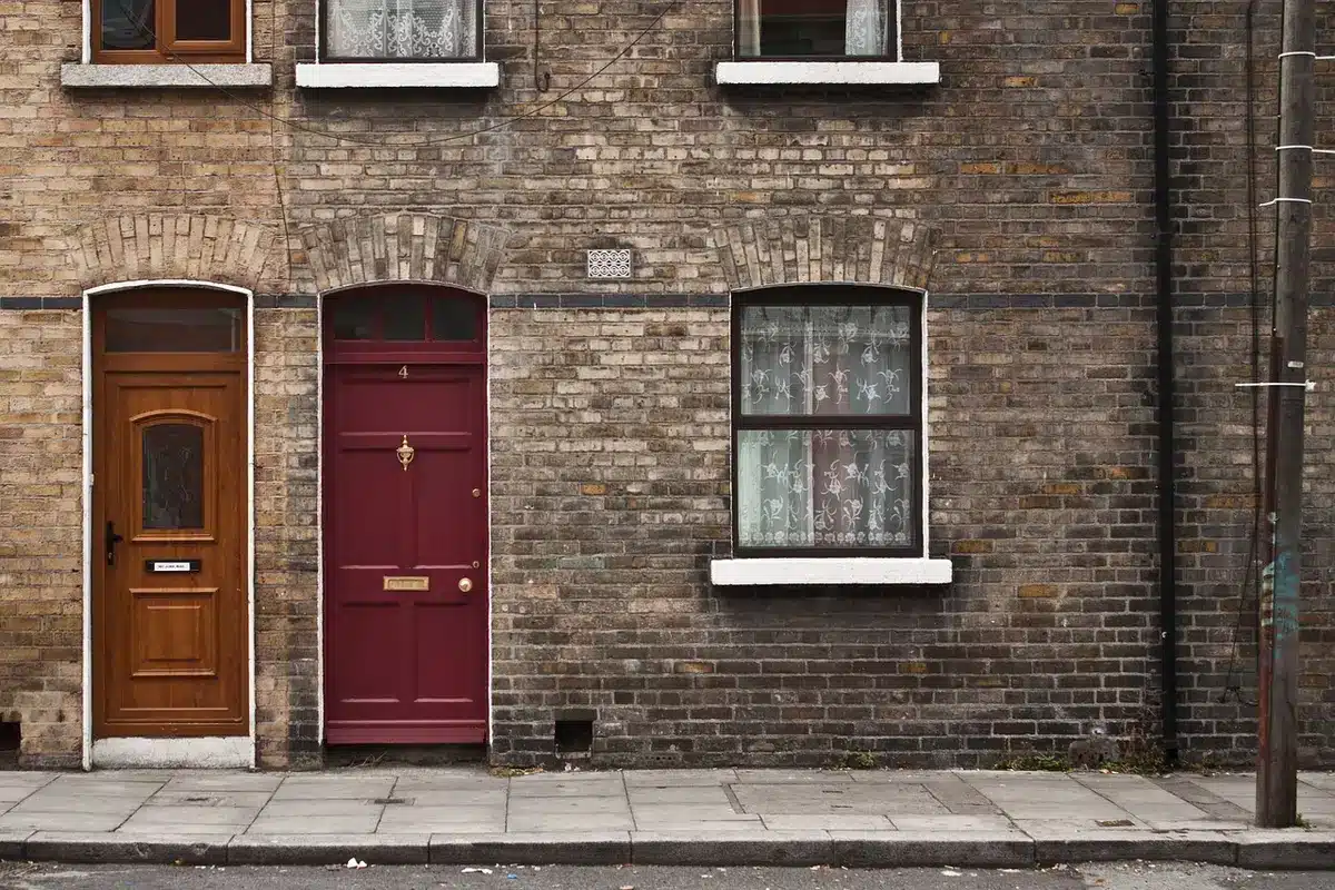 Exterior of a mid-sized Dublin music venue in daylight